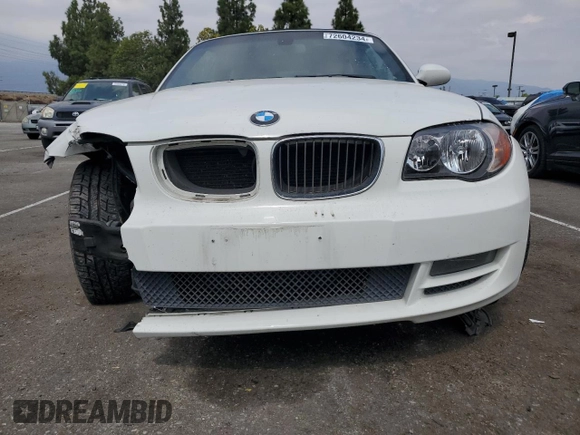 2008 BMW 1 Series 128i with VIN WBAUN13558VH80138, listed as a Copart auction lot 72604234 with 153,055 mi miles and Salvage Title. Bid and sale history available at carsss.com. Image 5.