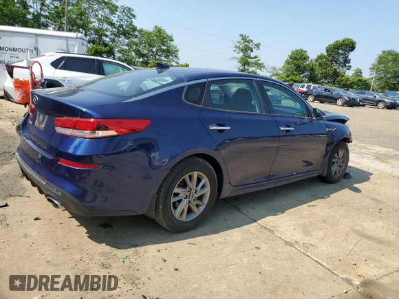 2019 Kia Optima LX with VIN 5XXGT4L31KG312705, listed as a Copart auction lot 59276645 with 17,774 mi miles and Salvage title. Bid and sale history available at DreamBid. Image 3.