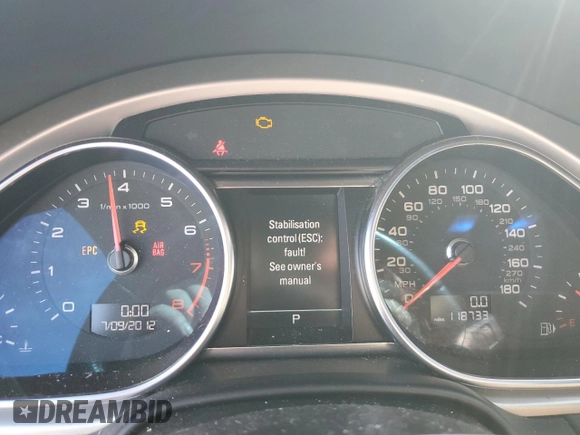 2013 Audi Q7 S line Prestige z VIN WA1DGAFE9DD014638, wystawiony jako Copart lot #55858825 z przebiegiem 118 733 mil mil oraz Szkoda całkowita • Salvage title. Historia ofert i sprzedaży dostępna na DreamBid. Obrazek 9.