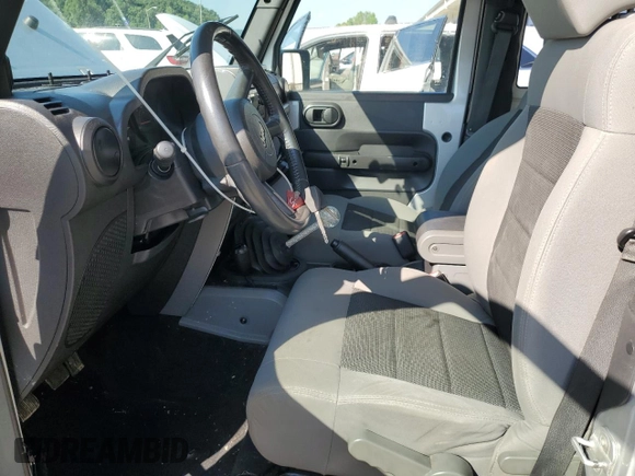 2008 Jeep Wrangler X with VIN 1J4FA24138L544423, listed as a Copart auction lot 64135815 with 127,804 mi miles and Clean title. Bid and sale history available at DreamBid. Image 7.