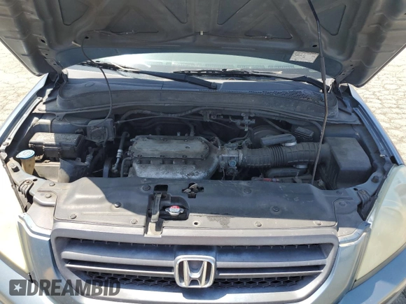 2005 Honda Pilot EX-L z VIN 2HKYF18725H540033, wystawiony jako Copart lot #55355935 z przebiegiem 249 427 mil mil oraz Czysty tytuł • Clean title. Historia ofert i sprzedaży dostępna na DreamBid. Obrazek 12.
