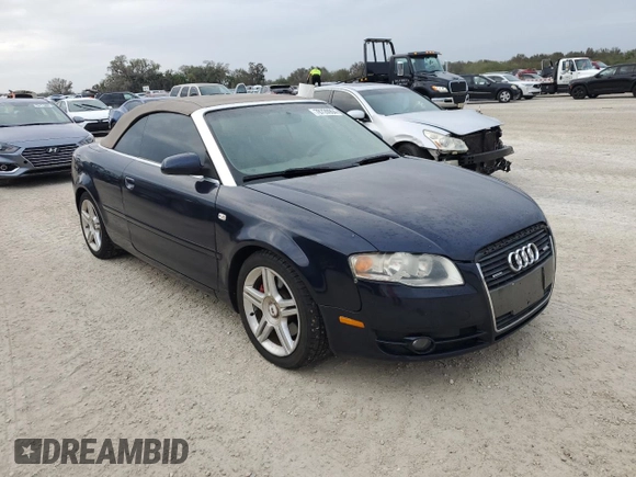 2007 Audi A4 2.0T с VIN WAUDF48H57K026025, выставлен на аукционе Copart как лот 78728964 с пробегом 109 012 миль миль и Списание • Salvage title. История ставок и продаж доступна на DreamBid. Изображение 4.