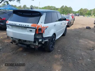 2021 Land Rover Range Rover Sport HST with VIN SALWS2RU9MA758563, listed as a IAAI auction lot 42407106 with 45,948 mi miles and . Bid and sale history available at DreamBid. Image 4.