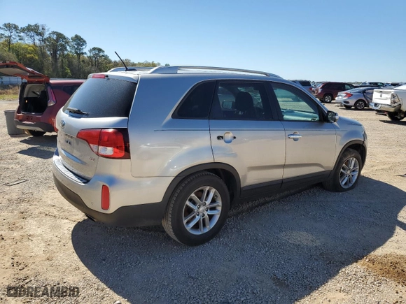 2014 Kia Sorento LX with VIN 5XYKT3A65EG500516, listed as a Copart auction lot 48557775 with 141,125 mi miles and Clean Title. Bid and sale history available at carsss.com. Image 3.