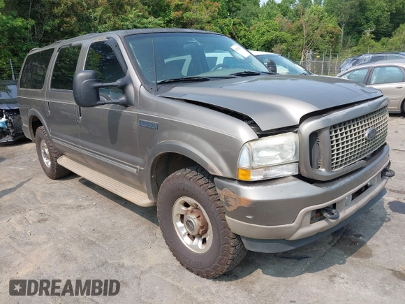 2003 Ford Excursion Limited с VIN 1FMNU43S83EC62057, выставлен на аукционе IAAI как лот 42392383 с пробегом 166 670 миль миль и . История ставок и продаж доступна на DreamBid. Изображение 1.
