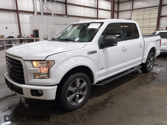 2017 Ford F-150 XL with VIN 1FTEW1CP8HKC06962, listed as a IAAI auction lot 42033408 with 43,797 mi miles. Bid and sale history available at carsss.com. Image 2.