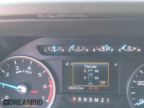 2020 Ford F-250 XL with VIN 1FT7W2B62LEE05827, listed as a IAAI auction lot 41816519 with 128,457 mi miles and . Bid and sale history available at DreamBid. Image 15.