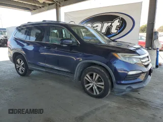 2016 Honda Pilot EX-L with VIN 5FNYF5H74GB002619, listed as a Copart auction lot 55761195 with 182,407 mi miles and Salvage title. Bid and sale history available at DreamBid. Image 4.