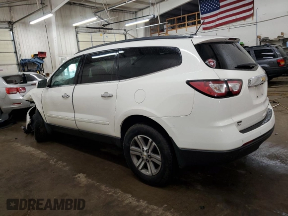 2015 Chevrolet Traverse LT with VIN 1GNKVGKD7FJ318971, listed as a Copart auction lot 58054655 with 260,707 mi miles and Salvage title. Bid and sale history available at DreamBid. Image 2.