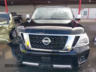 2018 Nissan Armada SL with VIN JN8AY2ND8JX000460, listed as a IAAI auction lot 41878921 with 143,454 mi miles and . Bid and sale history available at DreamBid. Image 6.