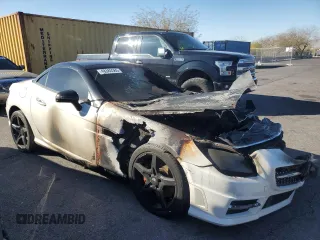 2016 Mercedes-Benz SLK 350 with VIN WDDPK5HA3GF125431, listed as a Copart auction lot 48380365 with Not provided miles and Salvage title. Bid and sale history available at DreamBid. Image 4.