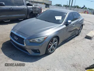 2021 Infiniti Q50 Pure with VIN JN1EV7AP2MM702687, listed as a IAAI auction lot 42132279 with Not provided miles and . Bid and sale history available at DreamBid. Image 17.