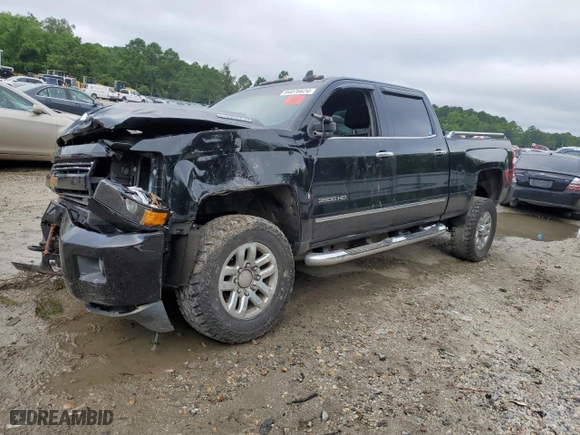 2018 Chevrolet Silverado 3500HD LTZ with VIN 1GC4K0CY3JF205260, listed as a Copart auction lot 64076624 with 0 mi miles and Salvage Title. Bid and sale history available at carsss.com. Image 1.