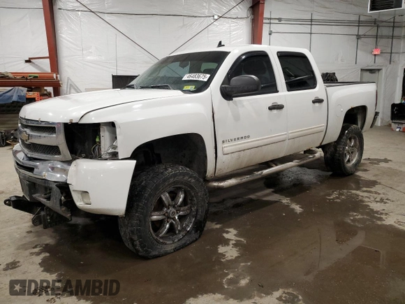2010 Chevrolet Silverado 1500 LT with VIN 3GCRKSE39AG266291, listed as a Copart auction lot 46483675 with 199,823 mi miles and Salvage Title. Bid and sale history available at DreamBid. Image 1.