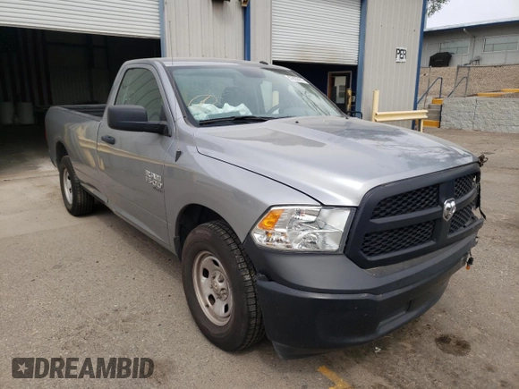 2019 Ram 1500 Classic Tradesman with VIN 3C6JR6DG1KG729585, listed as a Copart auction lot 57800432 with 49,271 mi miles and Salvage Title. Bid and sale history available at carsss.com. Image 1.