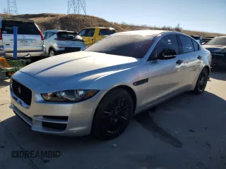 2017 Jaguar XE 25t Premium with VIN SAJAD4BG0HA964809, listed as a Copart auction lot 85768854 with 104,666 mi miles and Salvage Title. Bid and sale history available at carsss.com. Image 1.