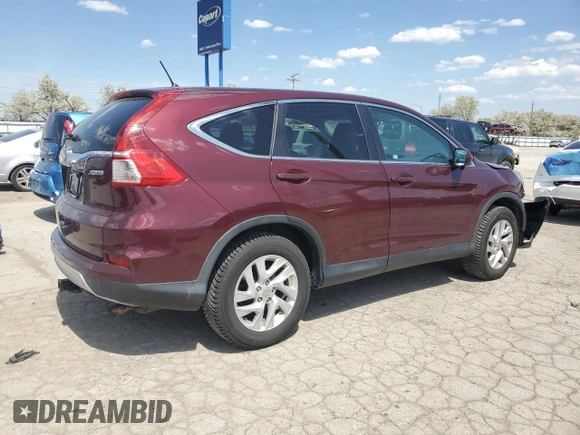2016 Honda CR-V EX with VIN 2HKRM4H56GH721973, listed as a Copart auction lot 53181225 with 136,148 mi miles and Salvage Title. Bid and sale history available at DreamBid. Image 3.
