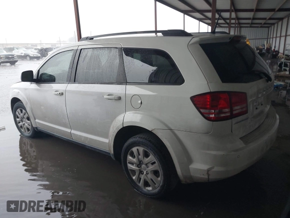 2020 Dodge Journey SE Value with VIN 3C4PDCAB3LT183311, listed as a IAAI auction lot 41547102 with 146,860 mi miles and . Bid and sale history available at carsss.com. Image 3.