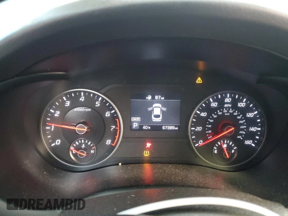 2021 Kia Stinger GT-Line with VIN KNAE15LA0M6088861, listed as a Copart auction lot 44273725 with 67,389 mi miles and Salvage Title. Bid and sale history available at DreamBid. Image 9.