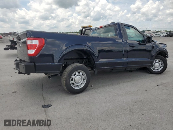 2023 Ford F-150 XL with VIN 1FTMF1CB3PKF58099, listed as a Copart auction lot 61974605 with 12,193 mi miles and Non repairable. Bid and sale history available at DreamBid. Image 3.