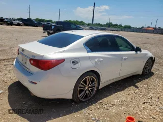 2014 Infiniti Q50 Sport with VIN JN1BV7AR6EM695314, listed as a Copart auction lot 59953085 with 161,085 mi miles and Clean title. Bid and sale history available at DreamBid. Image 3.