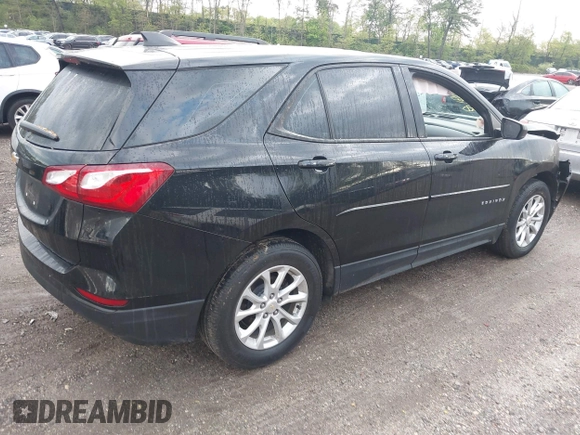 2019 Chevrolet Equinox LS with VIN 3GNAXHEV6KL202180, listed as a IAAI auction lot 42193296 with 42,567 mi miles and . Bid and sale history available at carsss.com. Image 4.