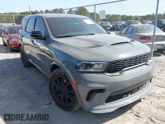 2023 Dodge Durango SRT Hellcat Premium with VIN 1C4SDJH95PC695459, listed as a IAAI auction lot 41856168 with 6,163 mi miles and . Bid and sale history available at DreamBid. Image 1.