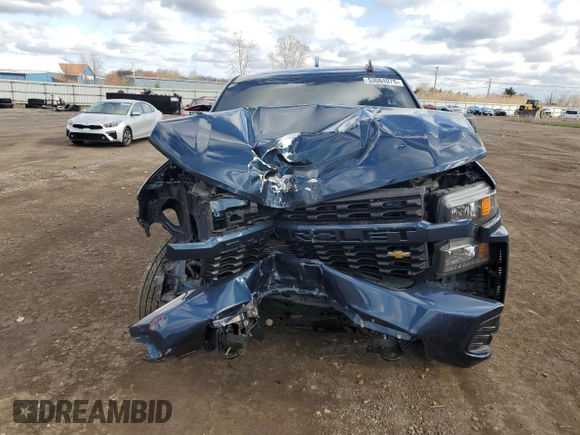 2019 Chevrolet Silverado 1500 Custom with VIN 3GCPYBEH7KG218243, listed as a Copart auction lot 53064075 with 68,331 mi miles and Salvage Title. Bid and sale history available at DreamBid. Image 5.