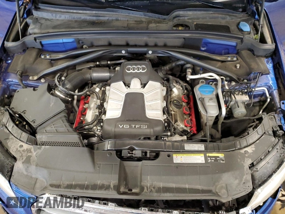 2016 Audi SQ5 Premium Plus with VIN WA1CCAFPXGA060901, listed as a Copart auction lot 58714495 with 64,021 mi miles and Salvage title. Bid and sale history available at DreamBid. Image 12.