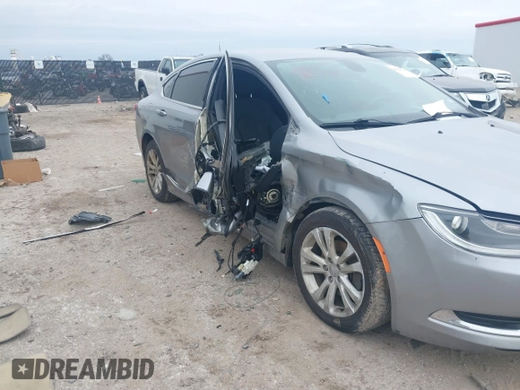 2015 Chrysler 200 Limited with VIN 1C3CCCAB7FN670991, listed as a IAAI auction lot 41625738 with 194,534 mi miles and . Bid and sale history available at DreamBid. Image 6.