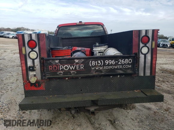 2007 Ford F-250 XL with VIN 1FTSF21P97EB07964, listed as a Copart auction lot 40119684 with 215,318 mi miles and Salvage Title. Bid and sale history available at DreamBid. Image 6.