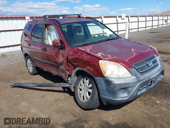 2006 Honda CR-V EX with VIN JHLRD78886C063579, listed as a IAAI auction lot 41977941 with 231,510 mi miles and . Bid and sale history available at carsss.com. Image 1.