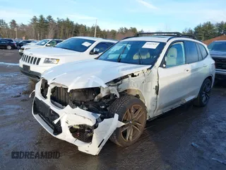 2020 BMW X3 M with VIN 5YMTS0C0XL9B25245, listed as a IAAI auction lot 41607826 with 52,456 mi miles. Bid and sale history available at carsss.com. Image 2.