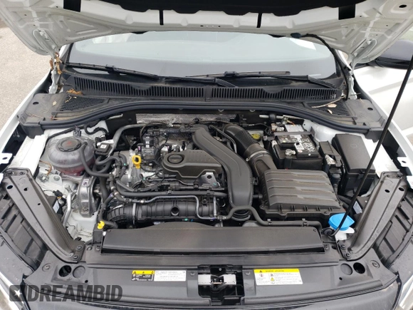 2024 Volkswagen Jetta Sport with VIN 3VWBM7BU3RM048718, listed as a Copart auction lot 60830345 with 9,129 mi miles and Salvage title. Bid and sale history available at DreamBid. Image 11.