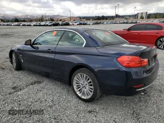 2015 BMW 4 Series 428i with VIN WBA3V7C51F5A24110, listed as a Copart auction lot 44643575 with 77,423 mi miles and Salvage Title. Bid and sale history available at carsss.com. Image 2.