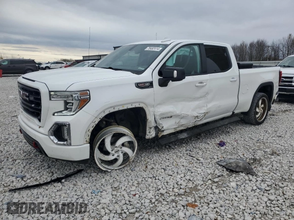 2021 GMC Sierra 1500 AT4 with VIN 1GTP9EEL8MZ279705, listed as a Copart auction lot 78482414 with 133,031 mi miles and Non Repairable. Bid and sale history available at carsss.com. Image 1.