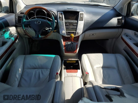 2006 Lexus RX 330 with VIN JTJGA31U360065509, listed as a Copart auction lot 63499495 with 102,735 mi miles and Salvage title. Bid and sale history available at DreamBid. Image 8.