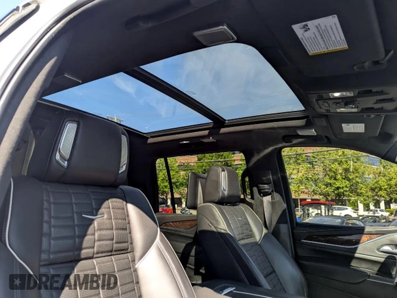 2022 Cadillac Escalade ESV Sport Platinum with VIN 1GYS4RKL0NR276XXX, listed as a Copart auction lot 59820495 with 63,182 mi miles and Clean title. Bid and sale history available at DreamBid. Image 9.