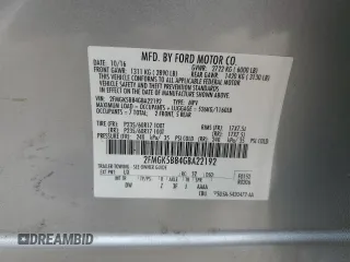 2016 Ford Flex SE z VIN 2FMGK5B84GBA22192, wystawiony jako Copart lot #51483445 z przebiegiem 79 812 mil mil oraz Szkoda całkowita • Salvage title. Historia ofert i sprzedaży dostępna na DreamBid. Obrazek 15.