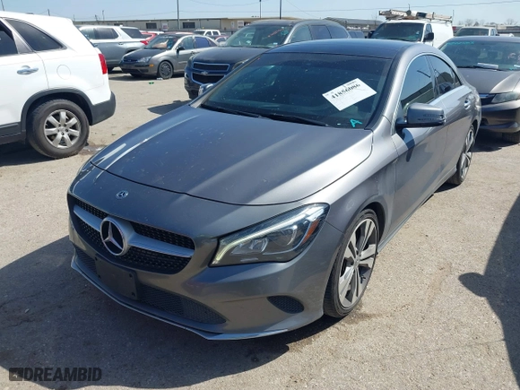 2019 Mercedes-Benz CLA with VIN WDDSJ4EB0KN768581, listed as a IAAI auction lot 41856086 with 41,864 mi miles. Bid and sale history available at carsss.com. Image 17.