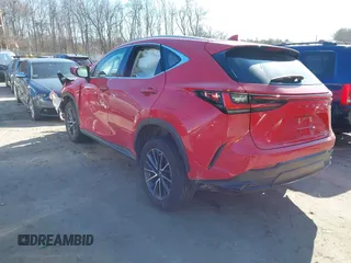 2023 Lexus NX with VIN 2T2GGCEZ3PC019754, listed as a IAAI auction lot 41682693 with 32,388 mi miles. Bid and sale history available at carsss.com. Image 3.