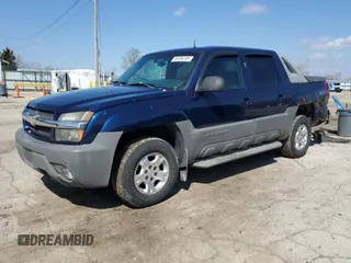 2002 Chevrolet Avalanche with VIN 3GNEK13TX2G250105, listed as a Copart auction lot 52038705 with 181,119 mi miles and Salvage Title. Bid and sale history available at carsss.com. Image 1.