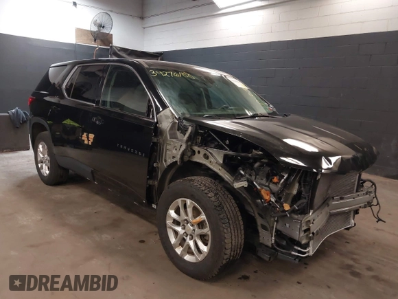 2019 Chevrolet Traverse LS with VIN 1GNEVFKW9KJ155050, listed as a IAAI auction lot 39276188 with 87,926 mi miles. Bid and sale history available at carsss.com. Image 1.