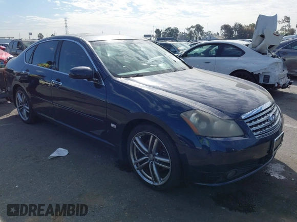 2007 Infiniti M45 Sdn with VIN JNKBY01E07M402596, listed as a IAAI auction lot 41697085 with 185,148 mi miles. Bid and sale history available at carsss.com. Image 1.