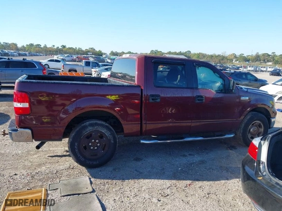2005 Ford F-150 XLT with VIN 1FTRW12W05KC99773, listed as a IAAI auction lot 41780174 with 102,266 mi miles. Bid and sale history available at carsss.com. Image 13.