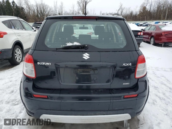 2013 Suzuki SX4 with VIN JS2YB5A44D6100218, listed as a Copart auction lot 43558615 with 165,025 mi miles and Salvage Title. Bid and sale history available at DreamBid. Image 6.