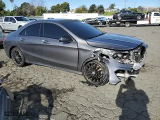 2016 Mercedes-Benz CLA with VIN WDDSJ4GB9GN390703, listed as a Copart auction lot 46541545 with 61,619 mi miles and Salvage Title. Bid and sale history available at carsss.com. Image 4.