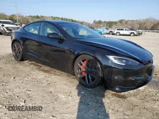 2024 Tesla Model S Plaid с VIN 5YJSA1E66RF544459, выставлен на аукционе Copart как лот 44743565 с пробегом Не указан миль и Списание • Salvage title. История ставок и продаж доступна на DreamBid. Изображение 4.