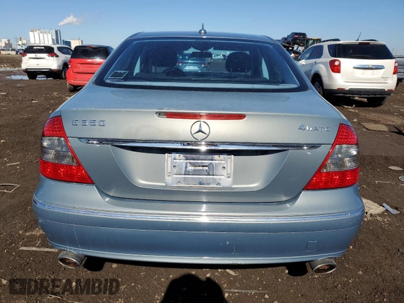 2007 Mercedes-Benz E-Class 3.5L with VIN WDBUF87X27X217583, listed as a Copart auction lot 46583005 with 131,765 mi miles and Salvage Title. Bid and sale history available at carsss.com. Image 6.