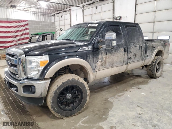 2013 Ford Super Duty F-350 SRW Platinum with VIN 1FT8W3BT0DEA58306, listed as a Copart auction lot 43921585 with NaN miles and Salvage Title. Bid and sale history available at carsss.com. Image 1.